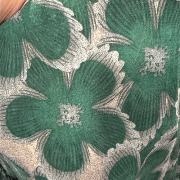 SHEIN Green Floral Midi Dress - Picture 5 of 6